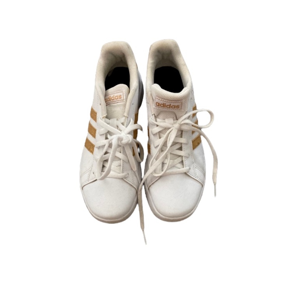 Adidas White & Gold